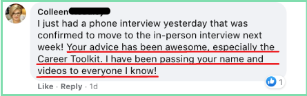 Colleen Testimonial