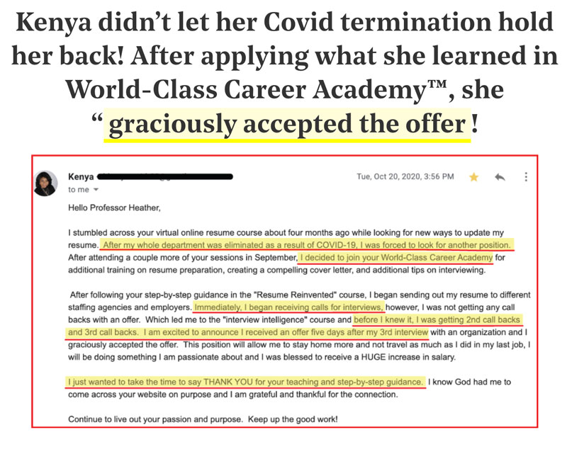 Kenya testimonial